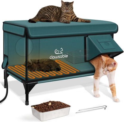 ClawFort Heated Cat Shelter