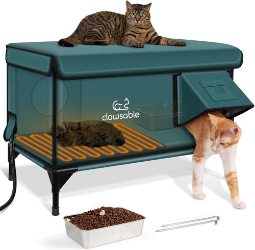 ClawFort Heated Cat Shelter